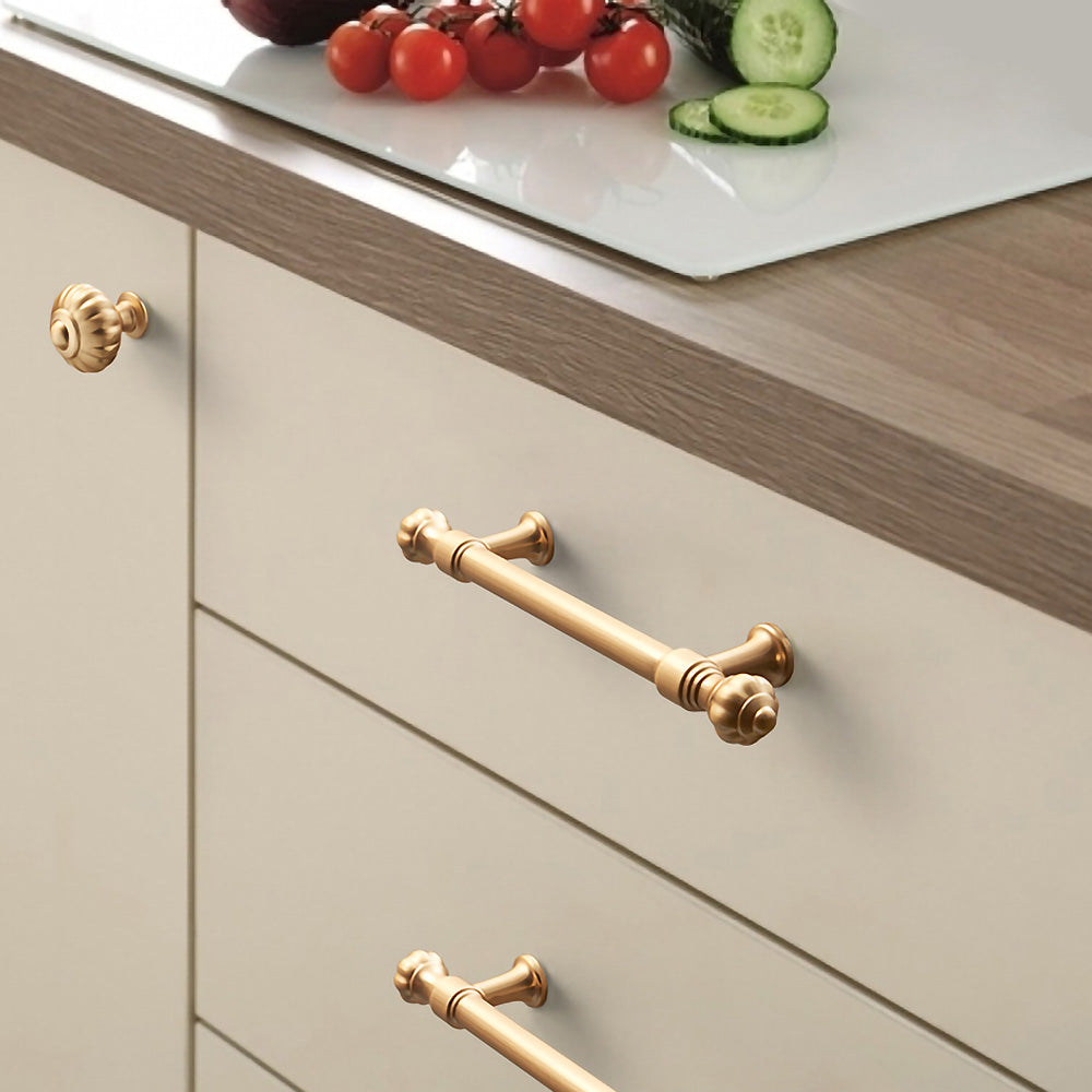 Goldene Kürbis-Küchengriffe für Schranktüren & Kommoden