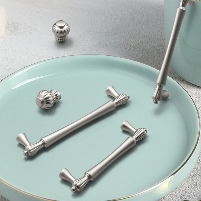 Silber Stangengriff für Küche & Schlafzimmer