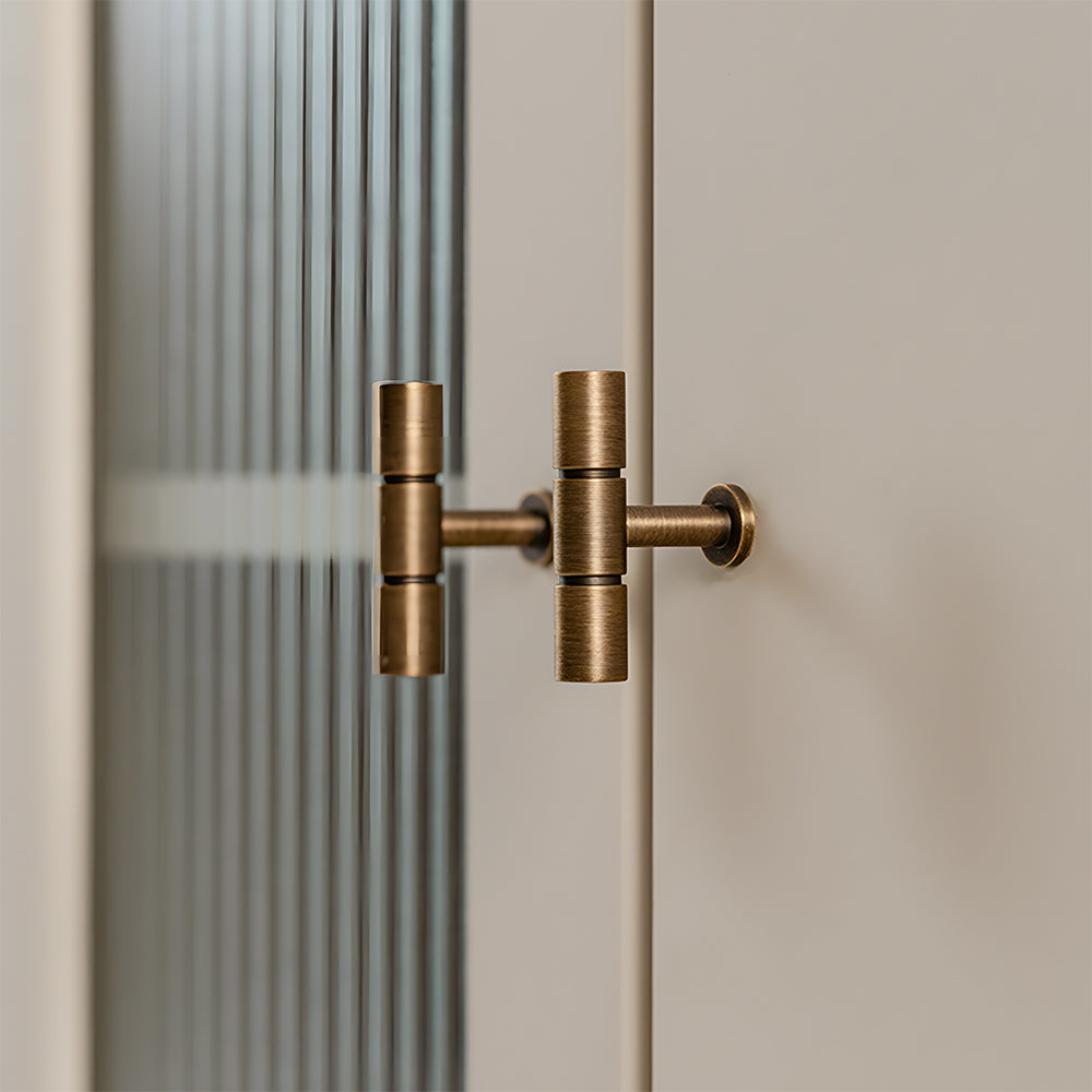 Bronze Finish Messing T-Bar Küchen- und Schrankgriffe