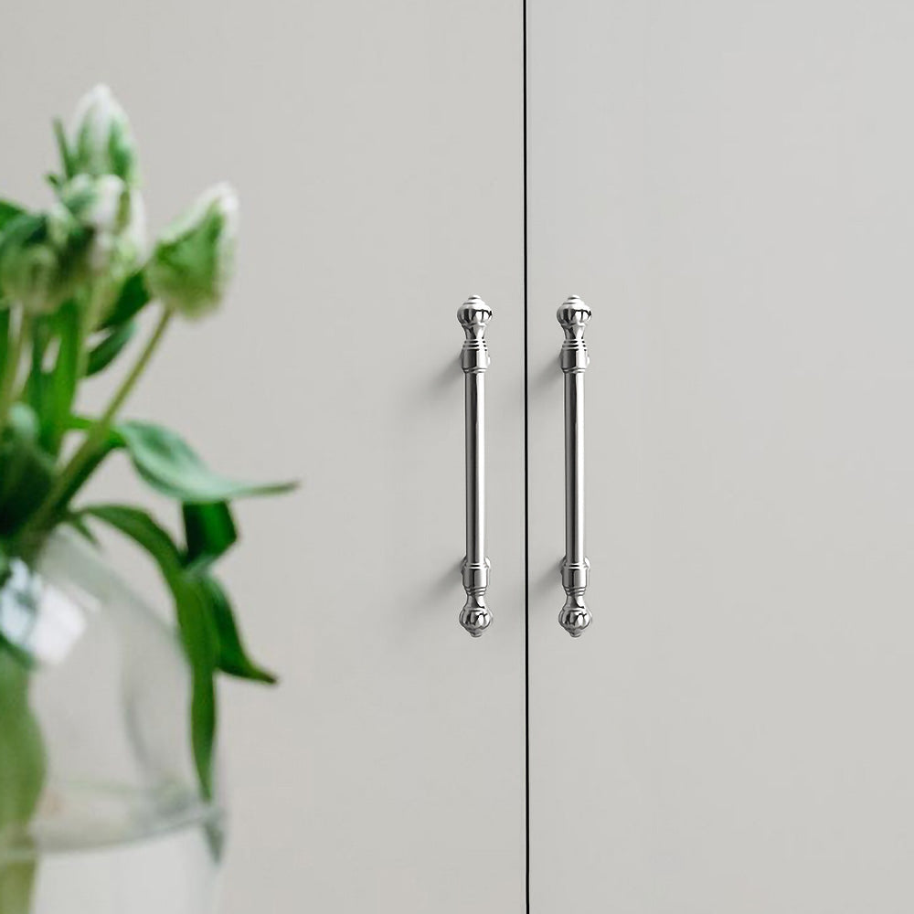 Eleganter Silberner Schrankgriff für Küche & Schlafzimmer