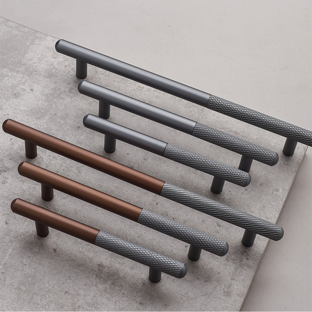 Grey Matte Knurled Bar Küchengriffe – Moderner Stil für Ihre Küche