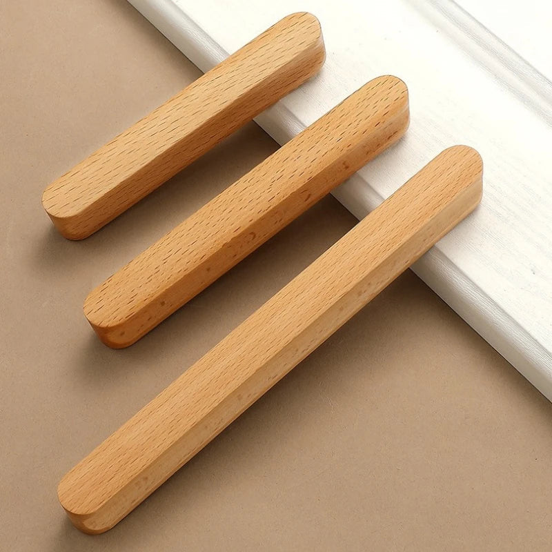 Buchenholz Schrankgriff – Für Türen, Kommoden & Schubladen