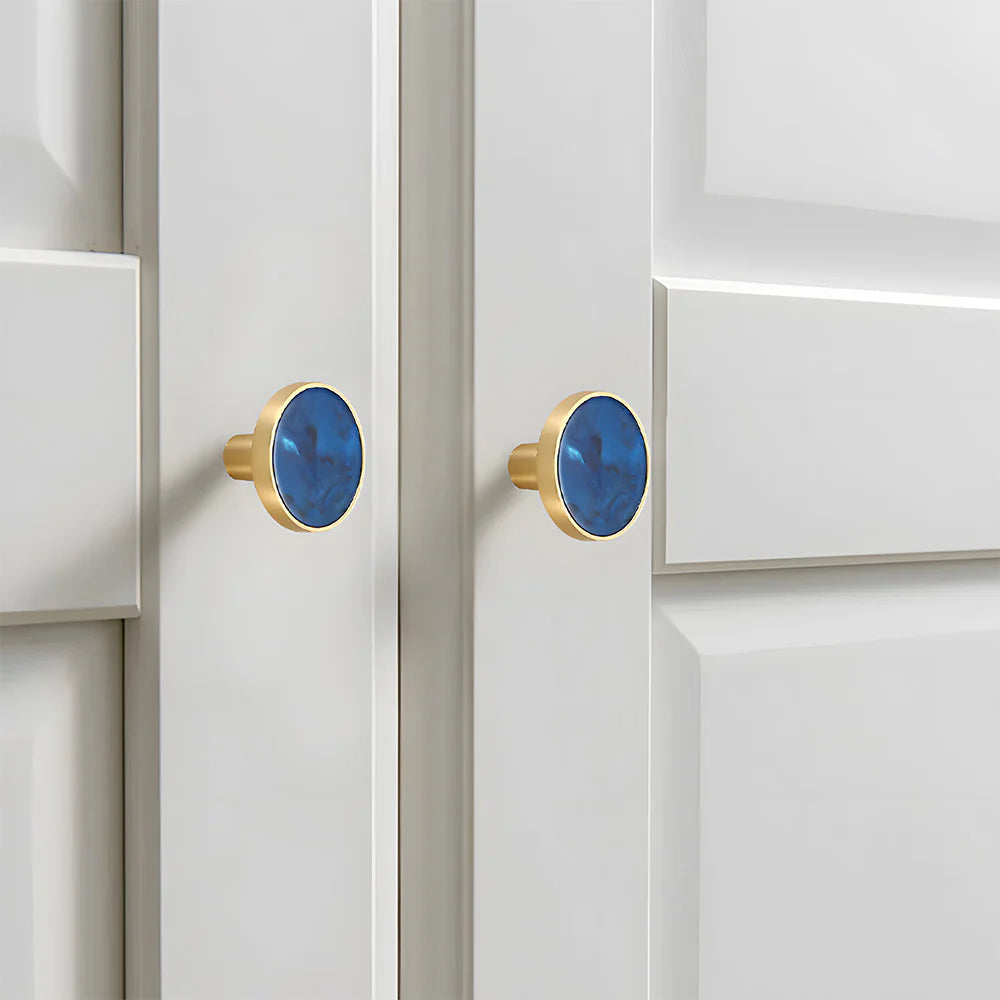 Blaue Runde Schrankknöpfe für Schlafzimmer