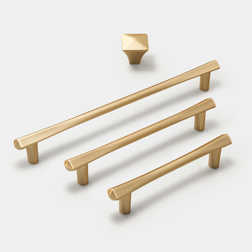 Klassischer goldener Schrankgriff & Möbelknopf – für Küche und Schlafzimmer