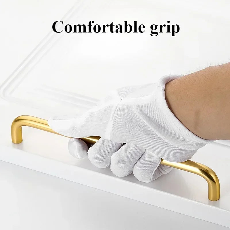 Goldene Aluminium-Küchengriffe – Modernes Design für Küche, Schränke & Kommoden