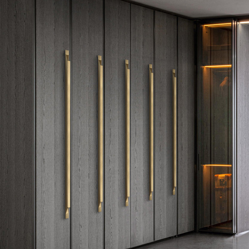 Gebürsteter Gold Edge Küchengriff für Badezimmer