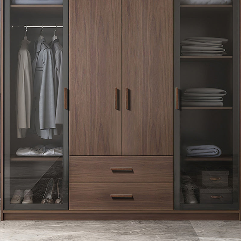 Minimalist Walnuss Holz Schrank Schubladengriff