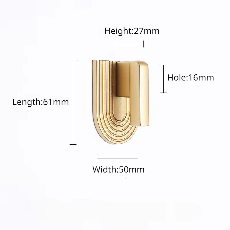 Golden Küchengriff Modern Minimalist Design