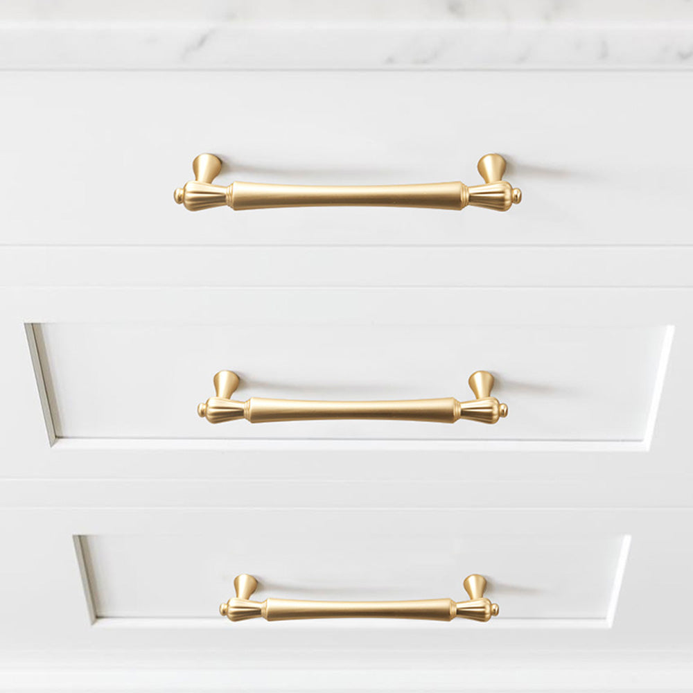 Luxus Gold Stangengriff für Küche & Bad