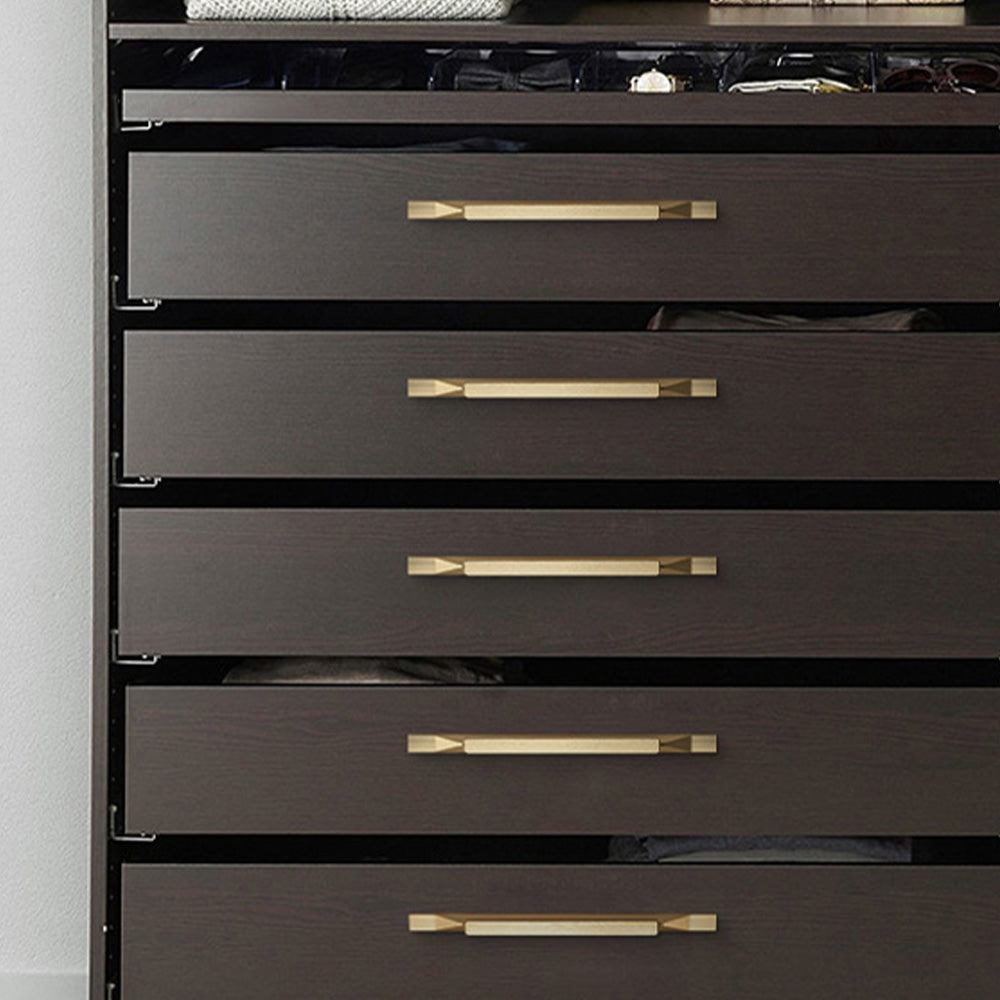 Gebürsteter Gold Edge Küchengriff für Badezimmer
