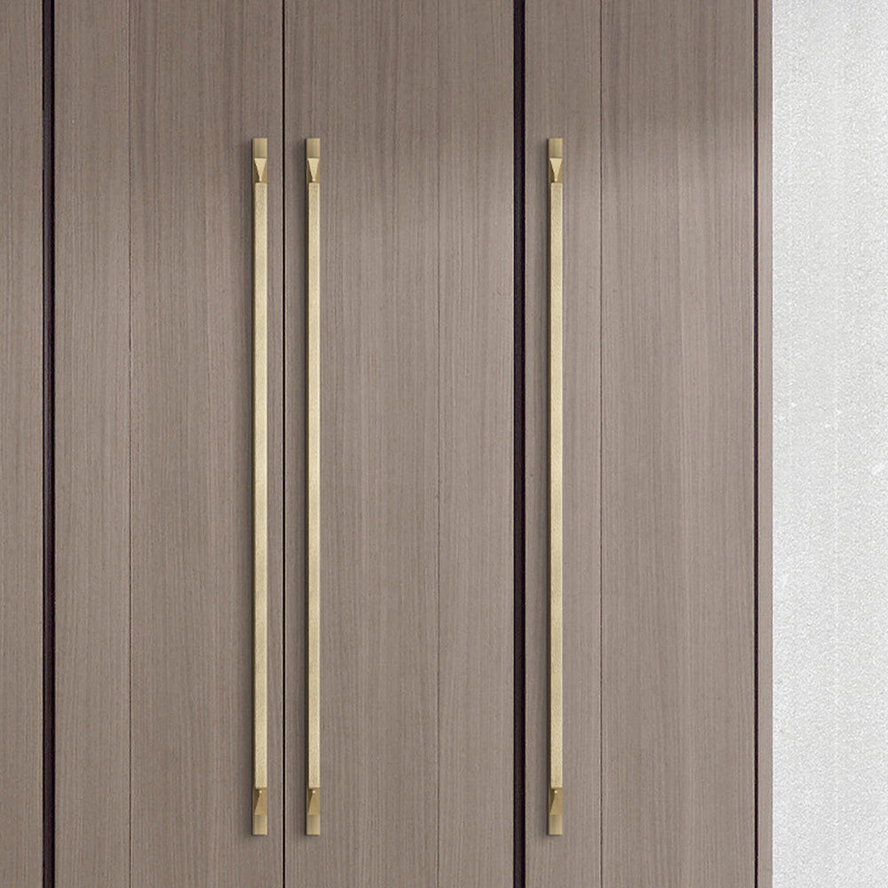 Gebürsteter Gold Edge Küchengriff für Badezimmer