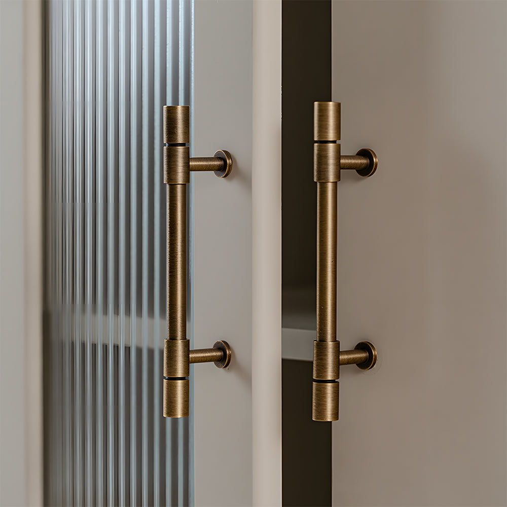 Bronze Finish Messing T-Bar Küchen- und Schrankgriffe