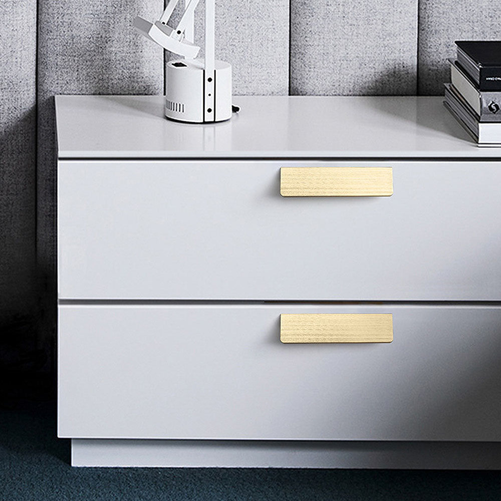 Gebürstet Gold Modern Invisible Schrank Edge Griff for Drawers