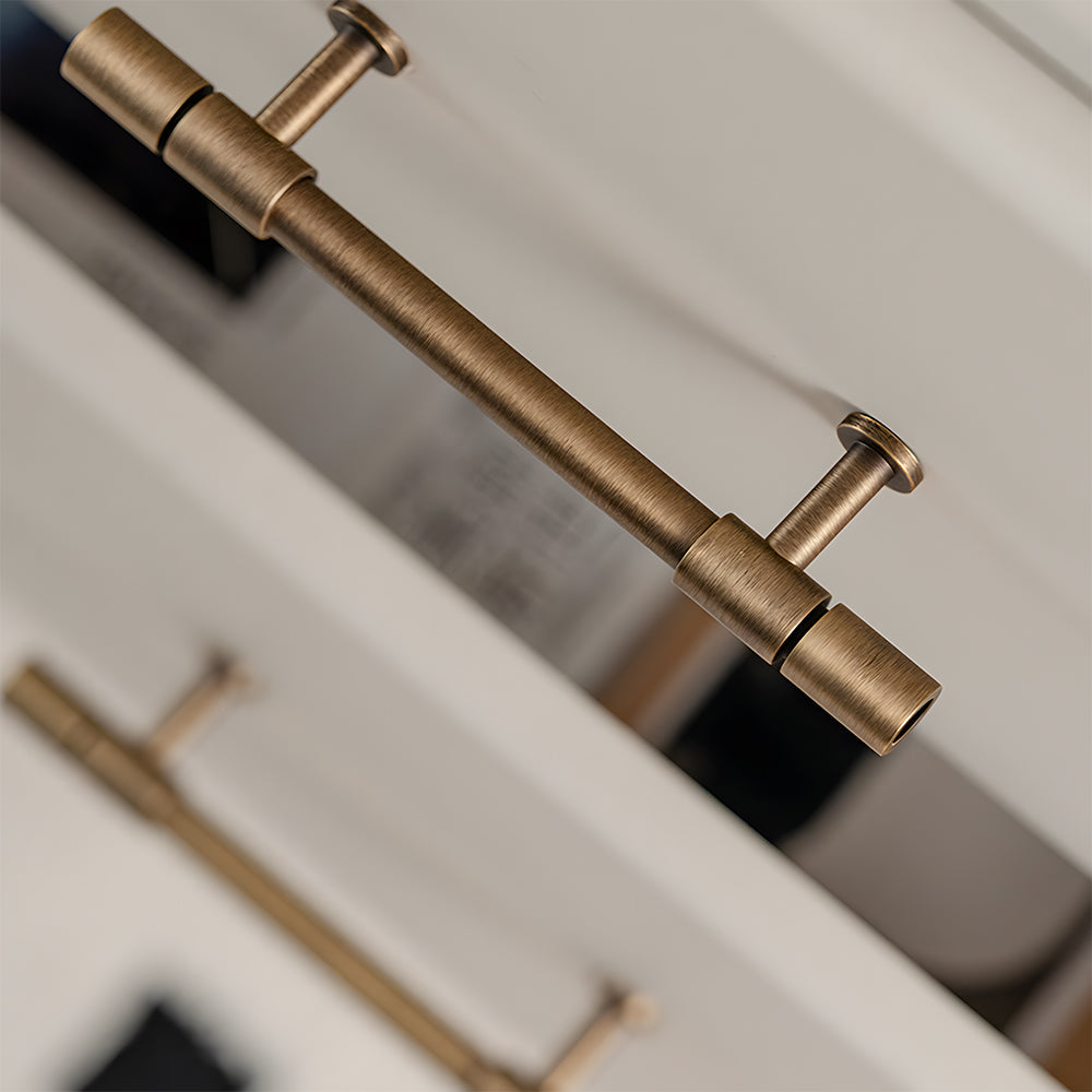 Bronze Finish Messing T-Bar Küchen- und Schrankgriffe