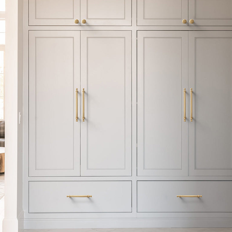 Goldener Möbelgriff Modern | Stangengriff für Schrank & Schublade