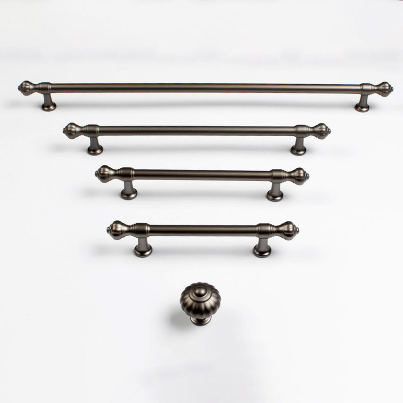 Schwarze Kürbis-Knäufe für Schranktüren & Kommoden