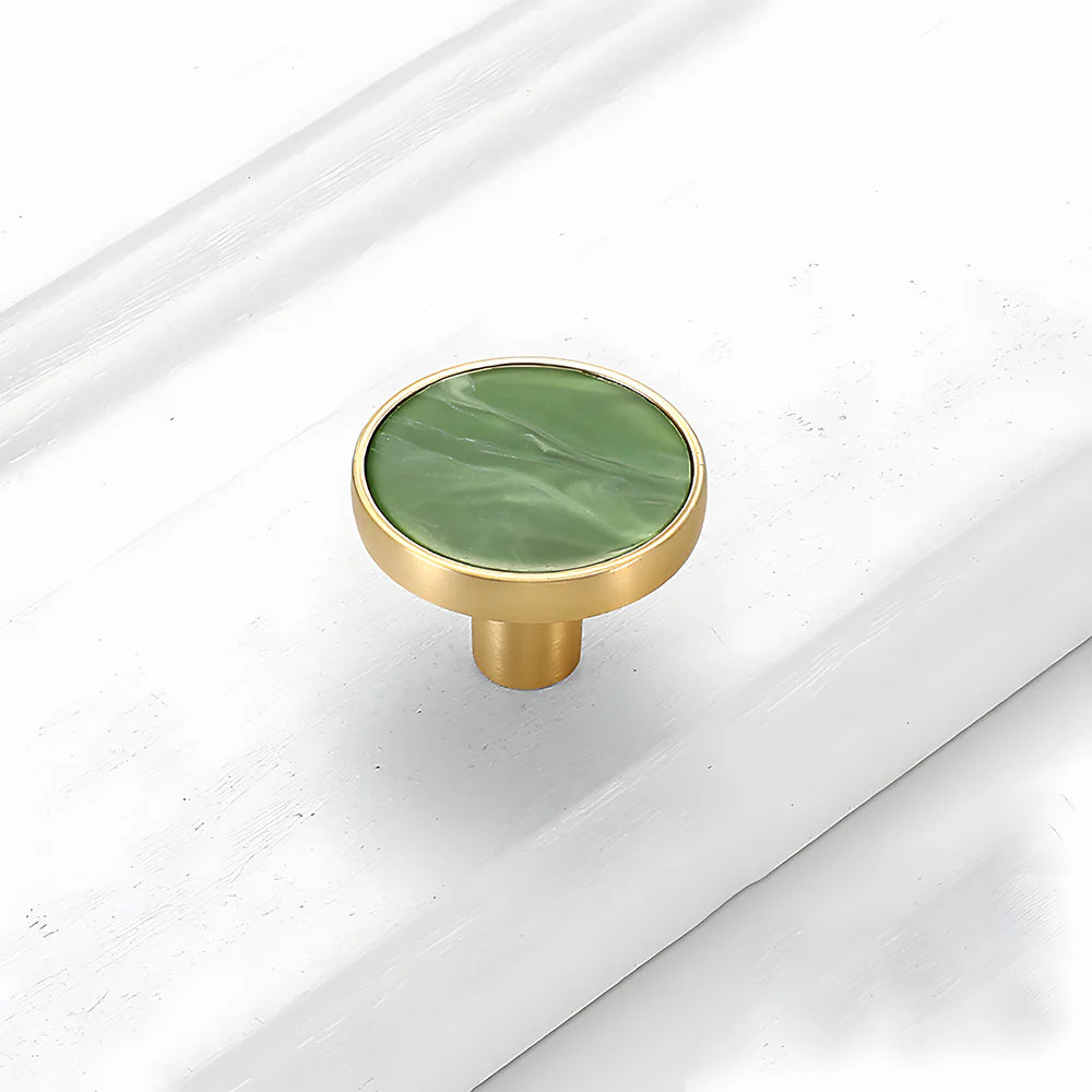 Grüne Runde Schrankknöpfe für Schlafzimmer