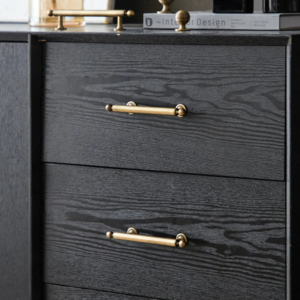 Amerikanischer Bronze Finish Schrank Tür T-Bar Griff