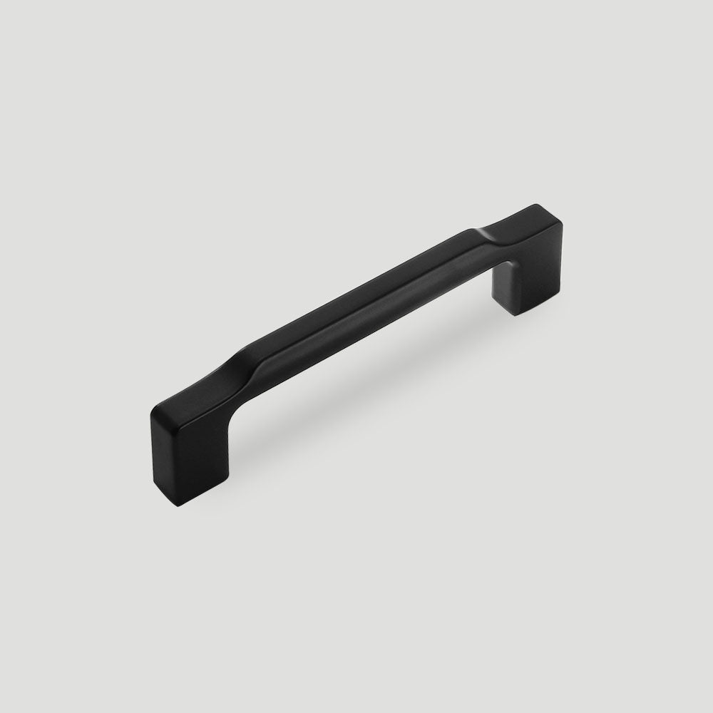 Elegant Schwarz Zinc Alloy Square Schrank Griff | Modern Kitchen & Wardrobe Handle