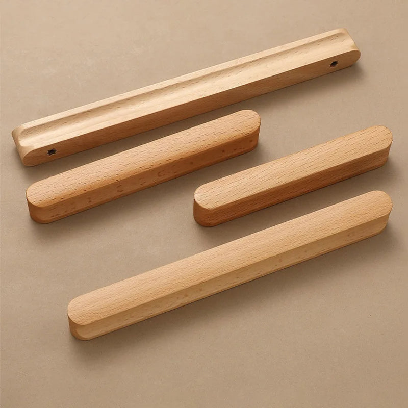 Buchenholz Schrankgriff – Für Türen, Kommoden & Schubladen