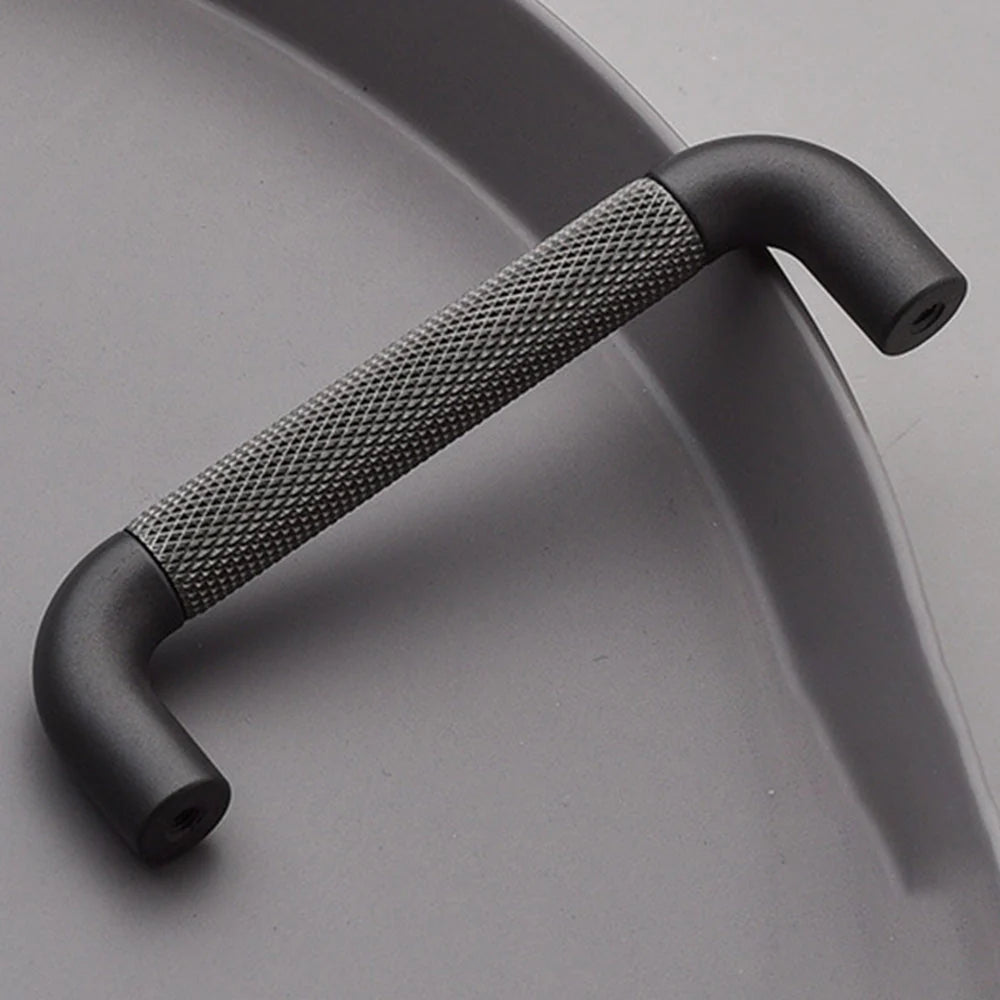 Matt Grey Knurled Bar Schrankgriff für Küche & Möbel
