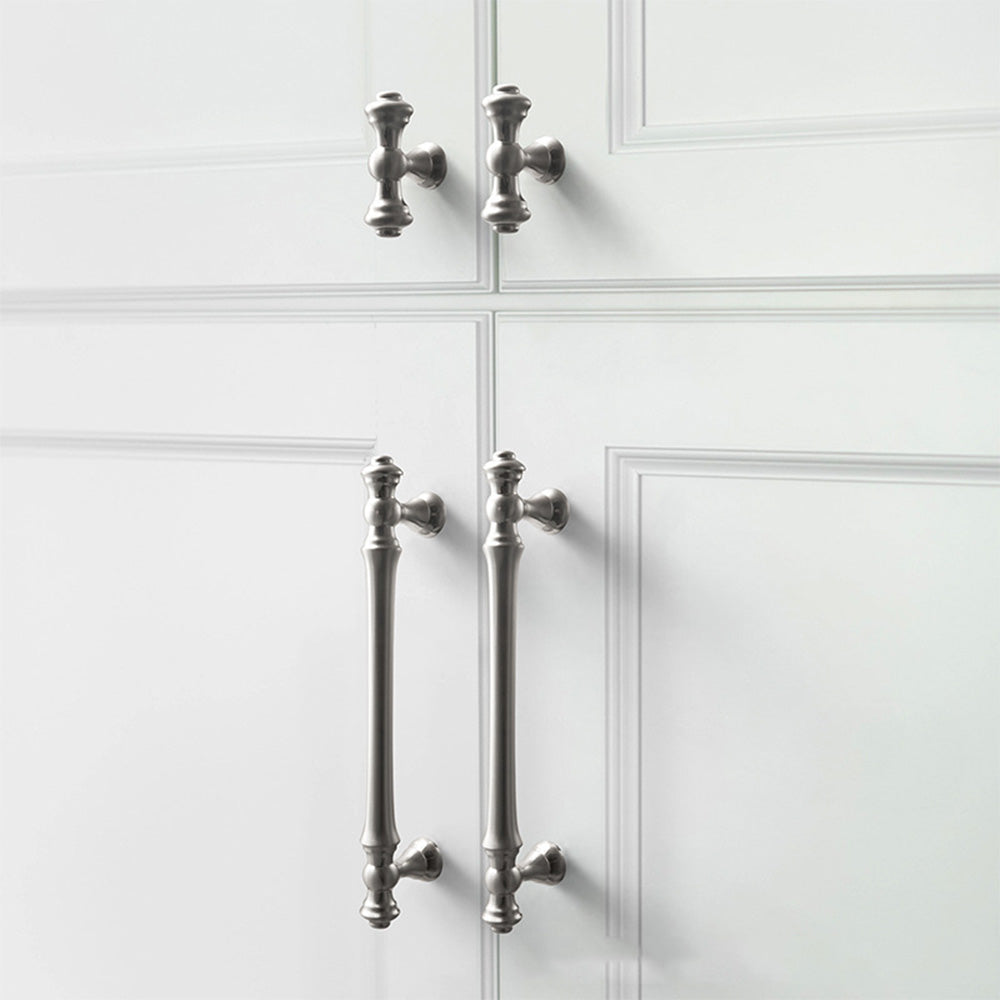 Polierter Silberner Bar-Schrankgriff für Küche & Schubladen