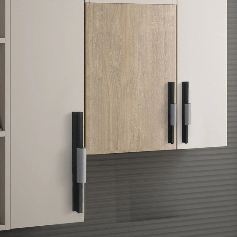 Matt Schwarz Grau Aluminium Schrank Schubladengriff