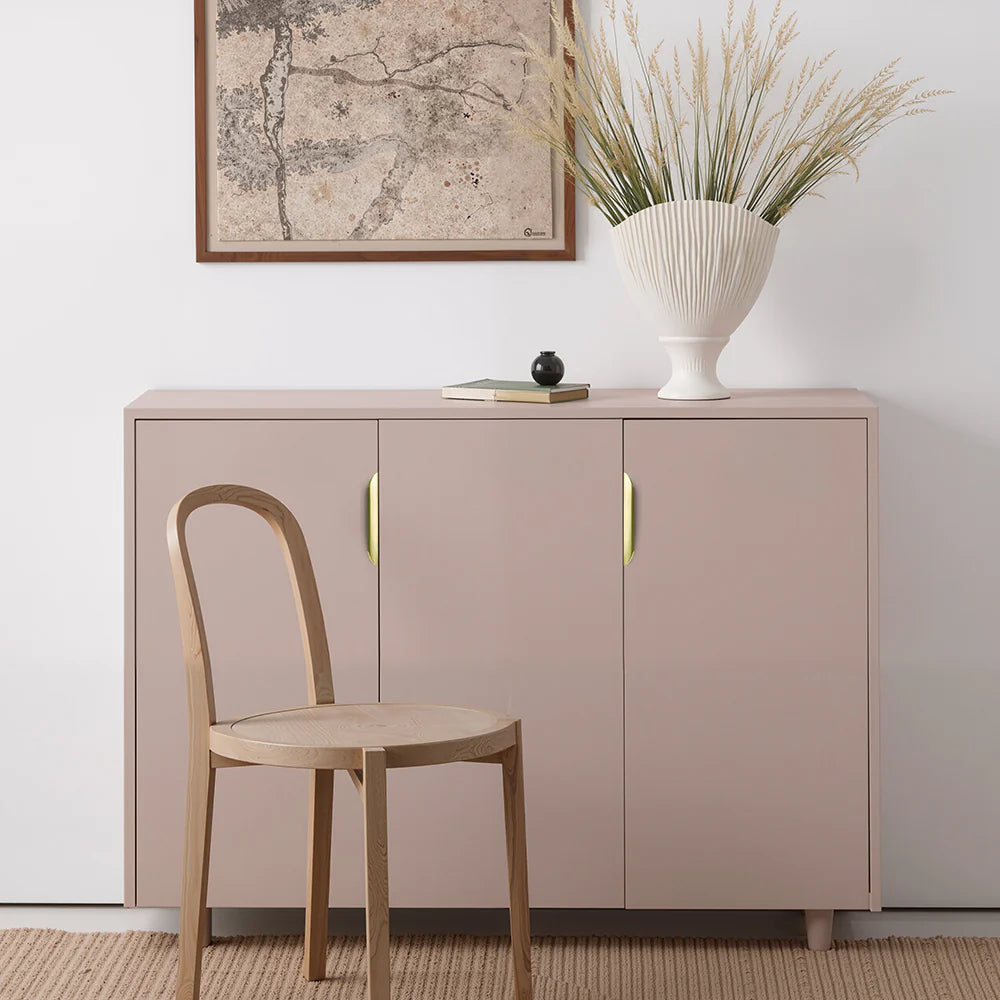 2er Set Gebürstete Gold-Kanten-Griffe – Modernes Design für Schränke & Schubladen