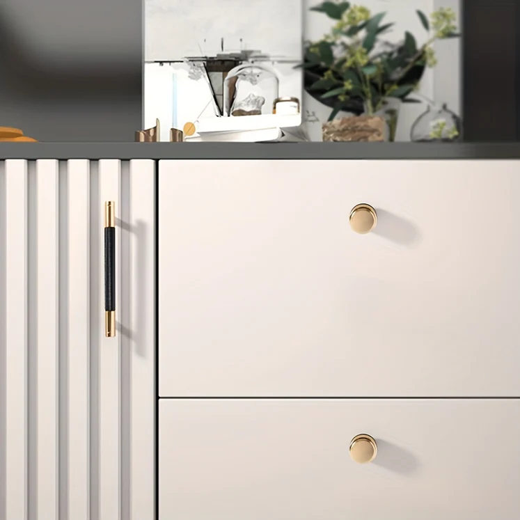 Modern Schwarz Aluminium Knurled Bar Küchengriffe – Stilvoll & Langlebig für Küche & Möbel