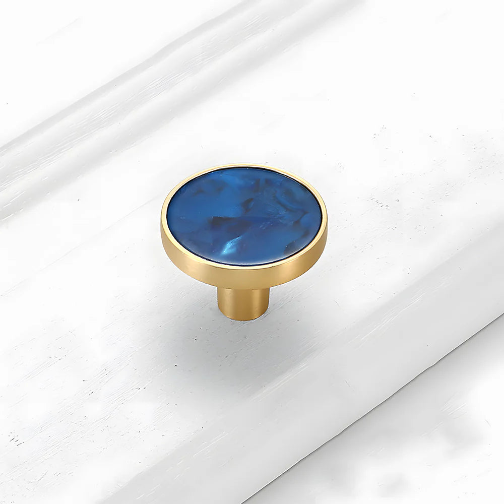 Blaue Runde Schrankknöpfe für Schlafzimmer