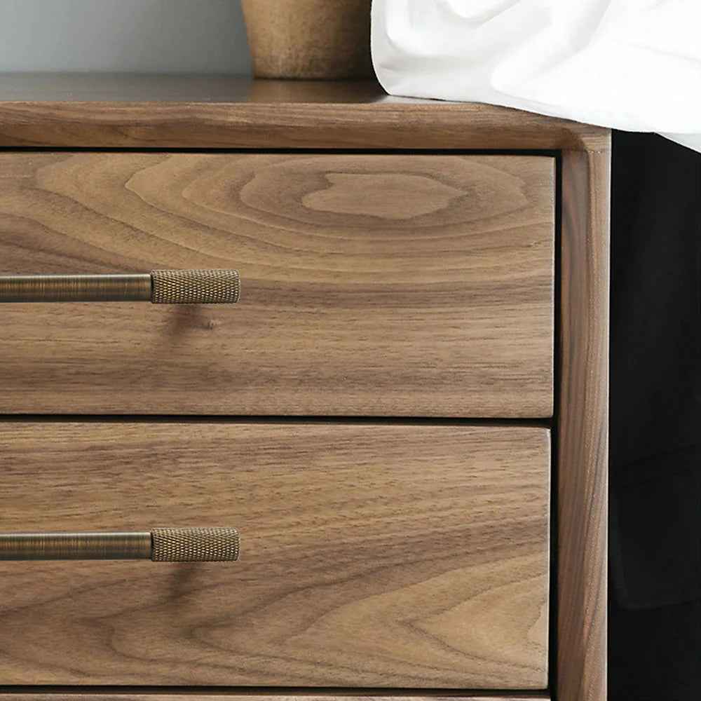 Bronze Finish Gerändelter Küche Schrank Bar Griff – Klassischer Möbelgriff im Vintage-Stil