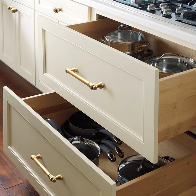 Goldene Kürbis-Küchengriffe für Schranktüren & Kommoden