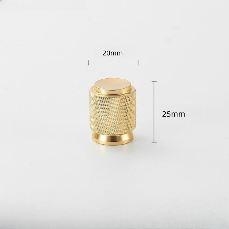 Gerändelter Gold-Bar-Küchengriff für Schränke & Schubladen