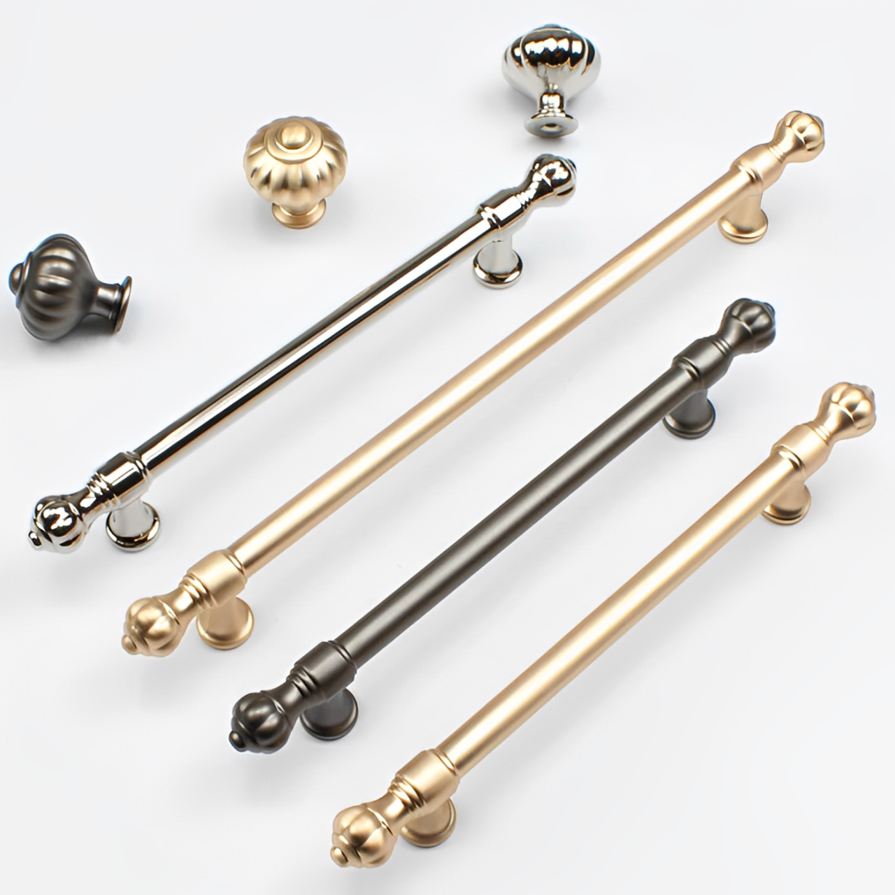 Eleganter Silberner Schrankgriff für Küche & Schlafzimmer