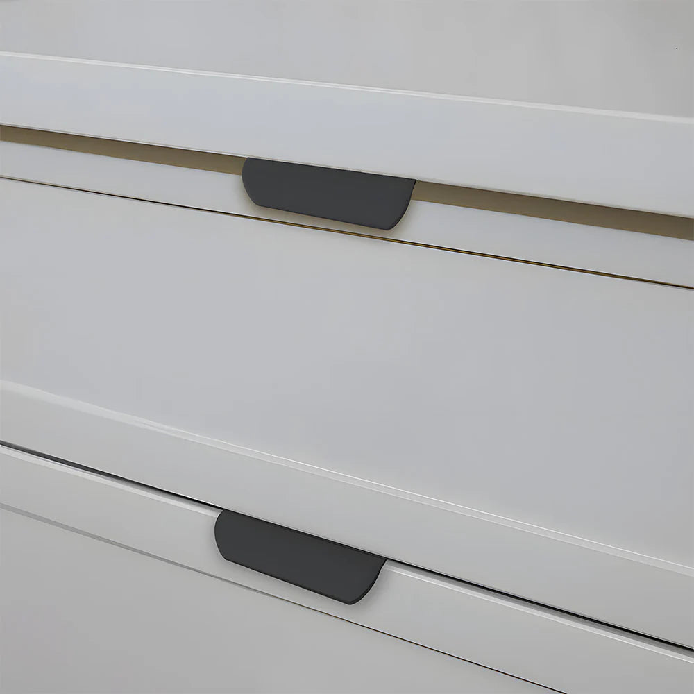 Mattschwarze Aluminium-Kanten-Griffe – Modernes Profil-Design für Schränke & Schubladen