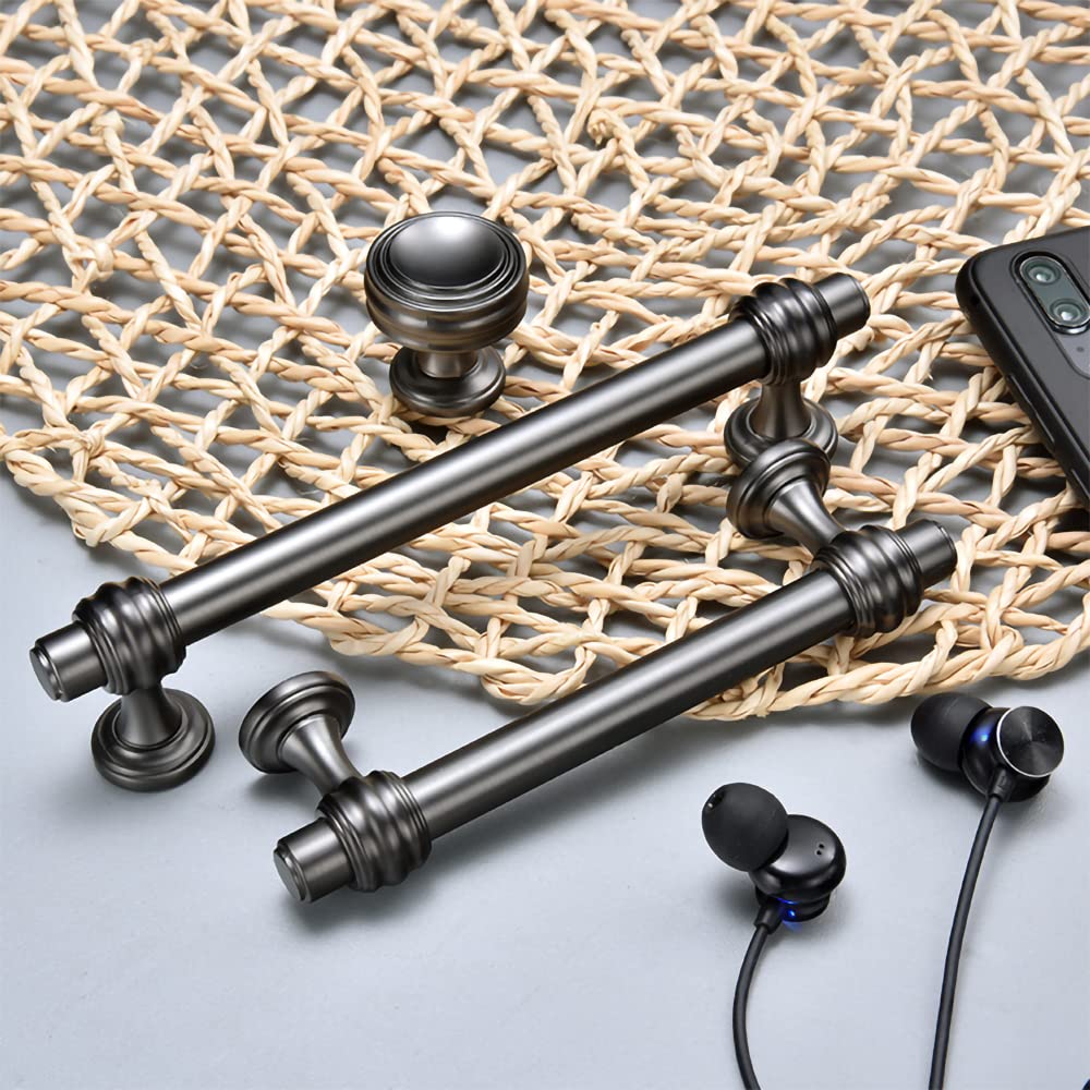 Schwarz Poliert Bar Küchengriffe Griff – Modernes Zinklegierungsdesign für Küche & Möbel