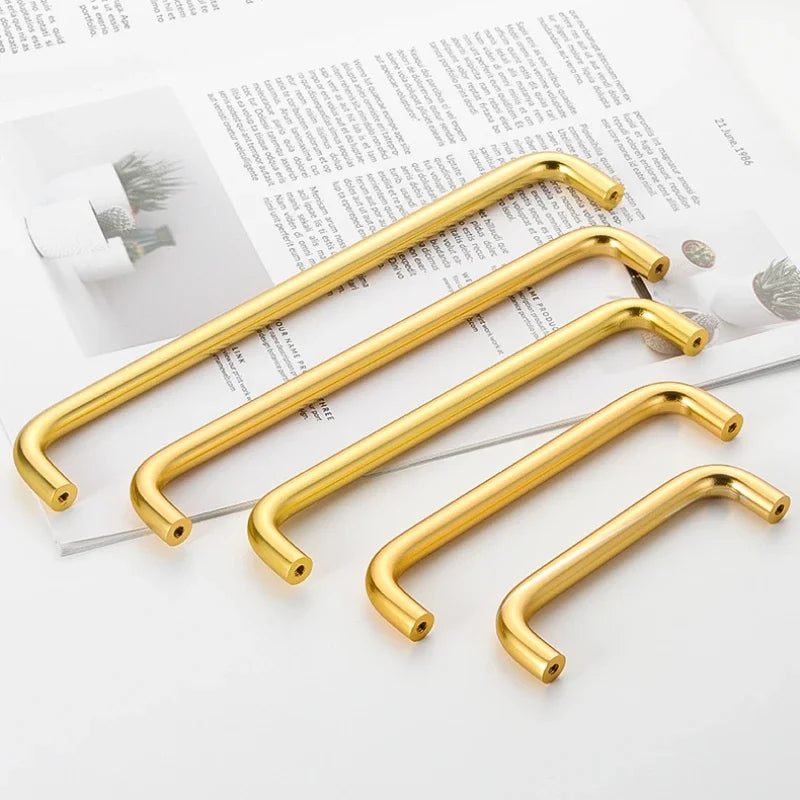 Goldene Aluminium-Küchengriffe – Modernes Design für Küche, Schränke & Kommoden