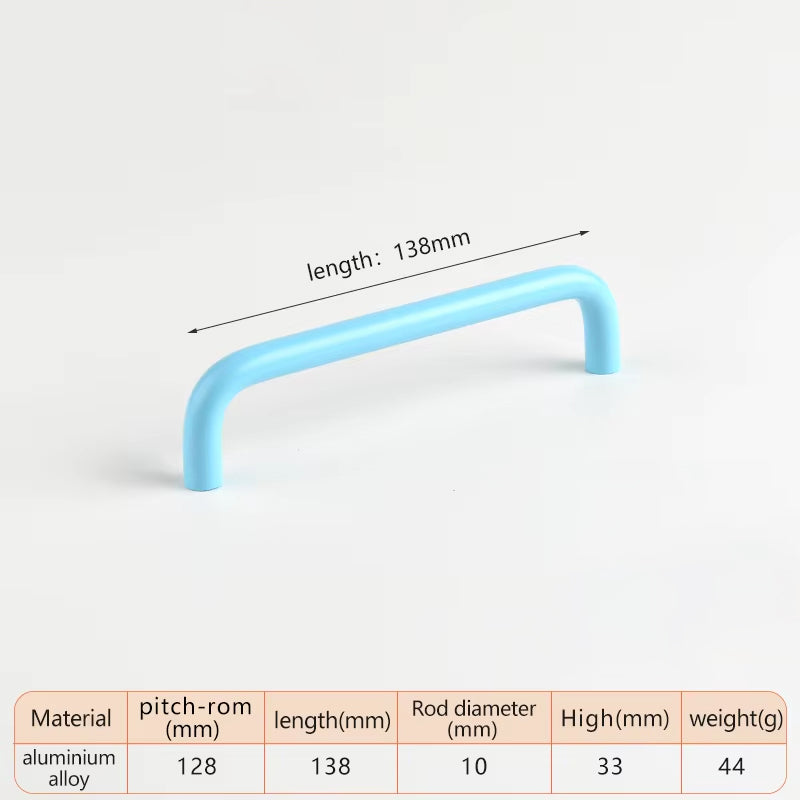 Blaue Macaron Kinderzimmer-Griffe – Für Schränke & Kommoden