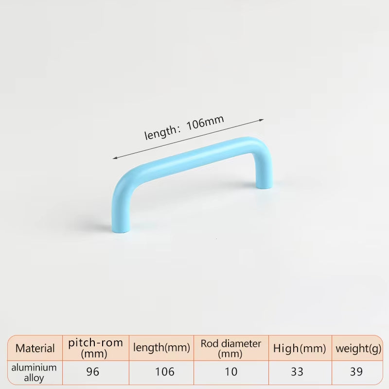 Blaue Macaron Kinderzimmer-Griffe – Für Schränke & Kommoden