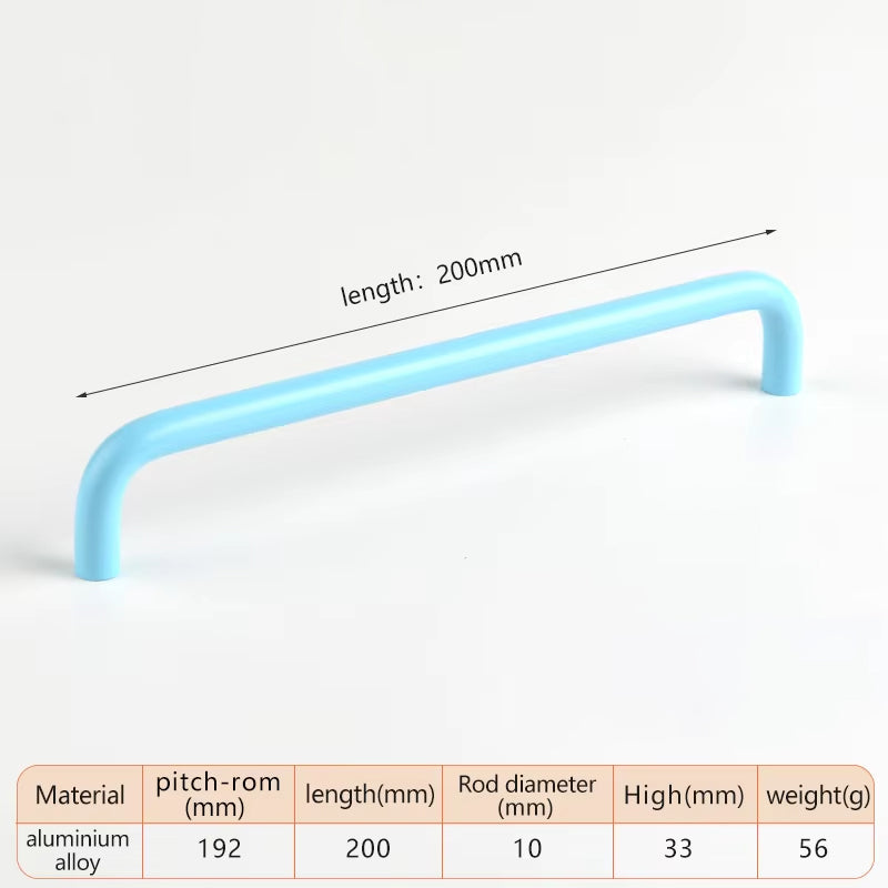 Blaue Macaron Kinderzimmer-Griffe – Für Schränke & Kommoden