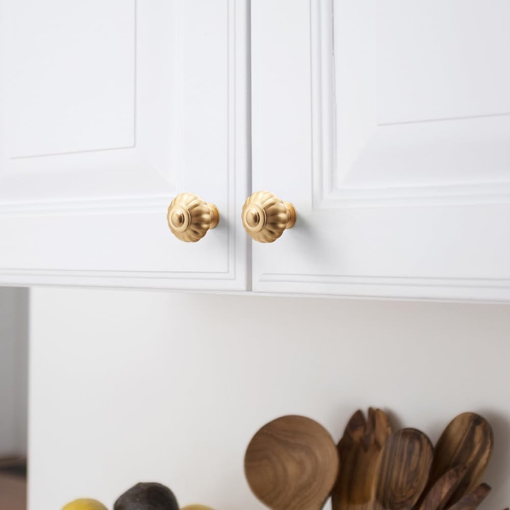 Goldene Kürbis-Küchengriffe für Schranktüren & Kommoden