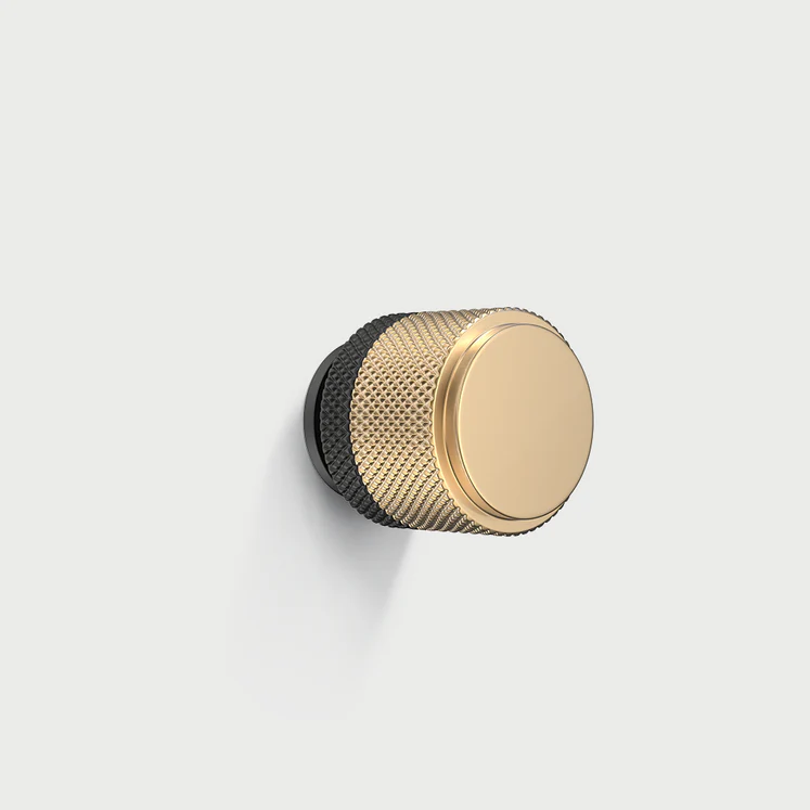 Modern Schwarz Aluminium Knurled Bar Küchengriffe – Stilvoll & Langlebig für Küche & Möbel