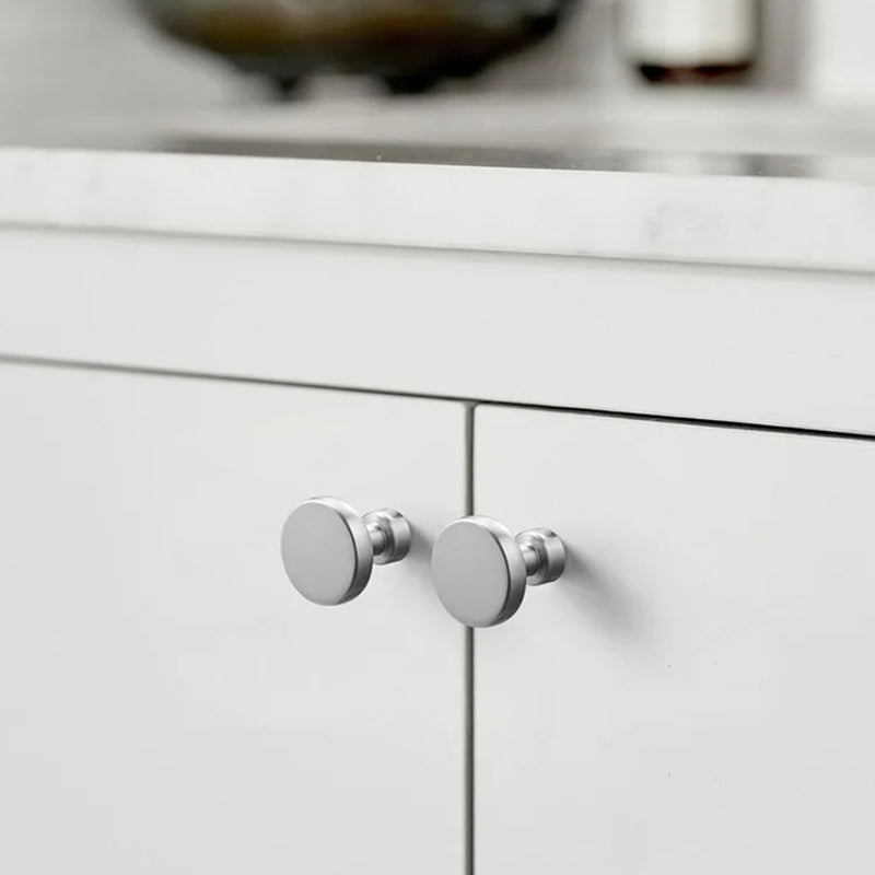 Silver Zinc Alloy Küche Küchengriffe Drawer Wardrobe Cupboard Griff