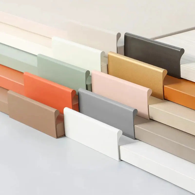 Farbenfroher unsichtbarer Aluminium-Griff – Griffleiste für Schubladen & Kleiderschränke