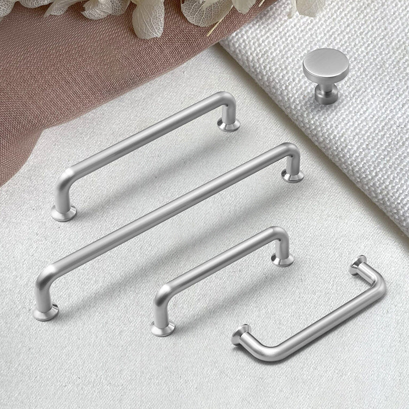 Silver Zinc Alloy Küche Küchengriffe Drawer Wardrobe Cupboard Griff