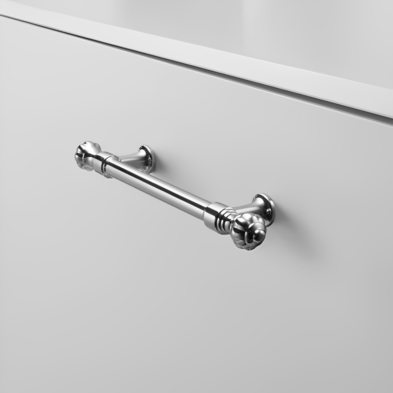 Eleganter Silberner Schrankgriff für Küche & Schlafzimmer