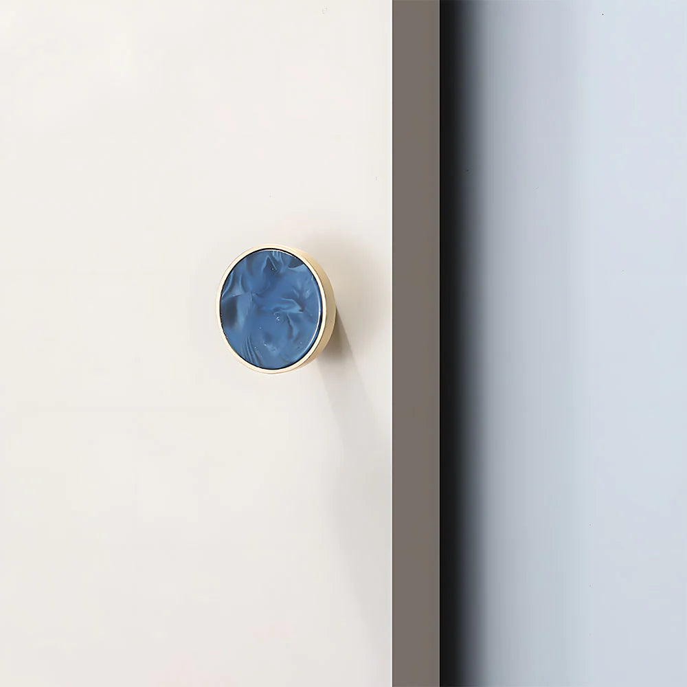 Blaue Runde Schrankknöpfe für Schlafzimmer