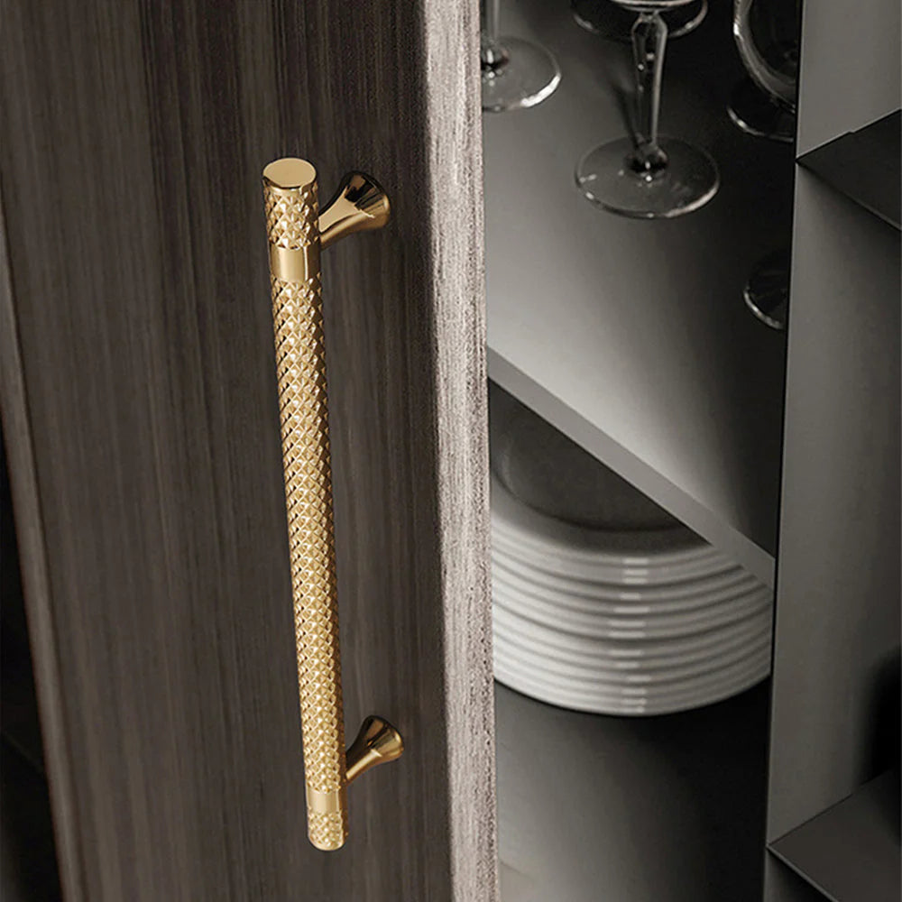 Gold Diamant-Design Schrank T-Bar Griff – Moderner Möbelgriff für Küche & Wohnraum