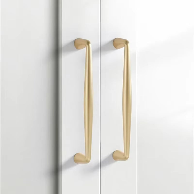 Gebürstet Gold Zinklegierung Küchengriff