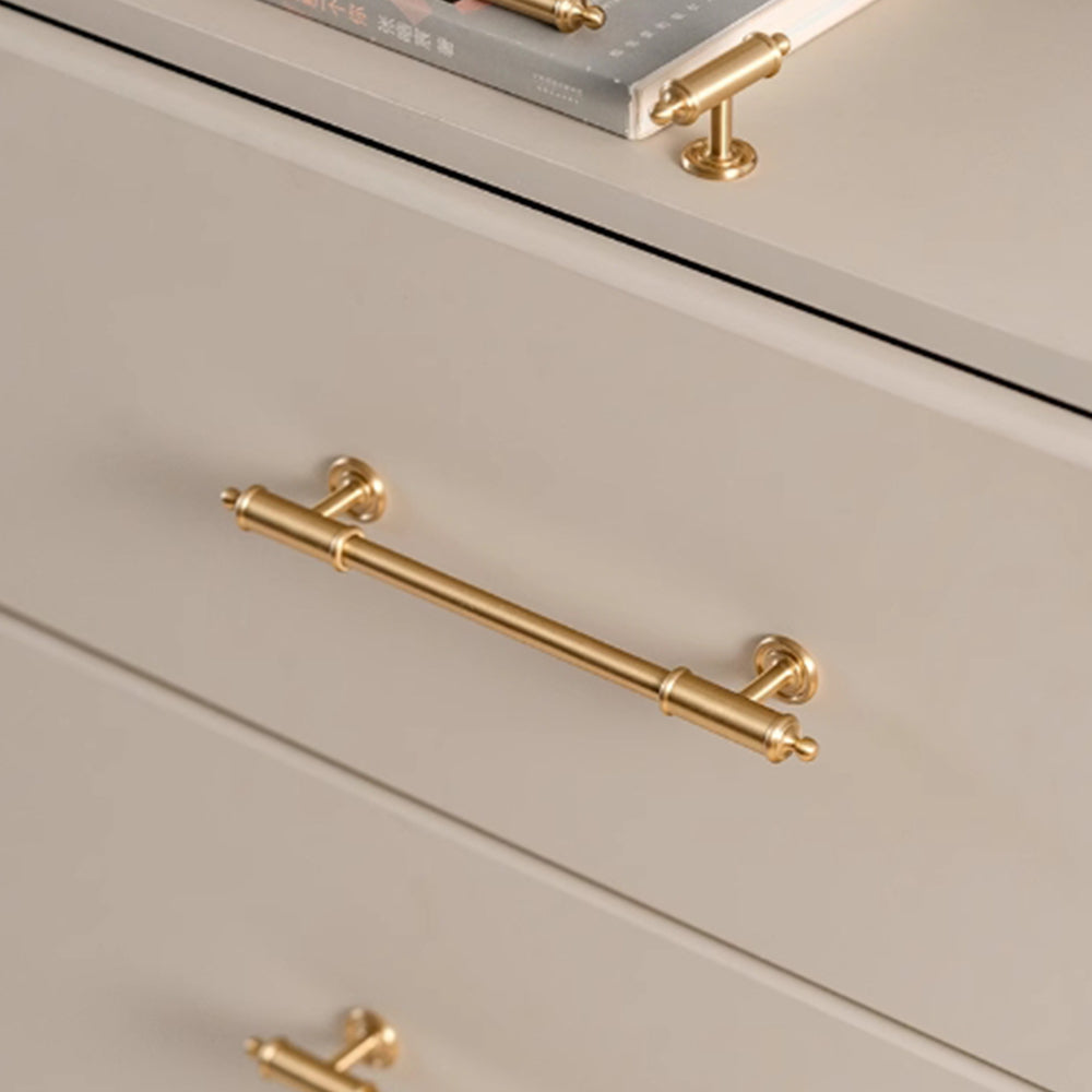 Gold Messing Satin Finish Küchen- und Schrankgriffe